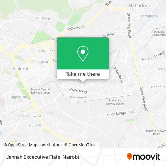 Jannah Excecutive Flats map