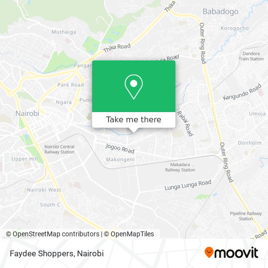 Faydee Shoppers map