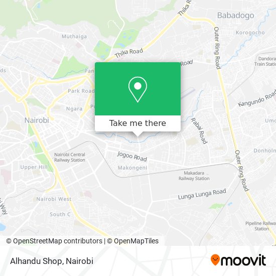 Alhandu Shop map