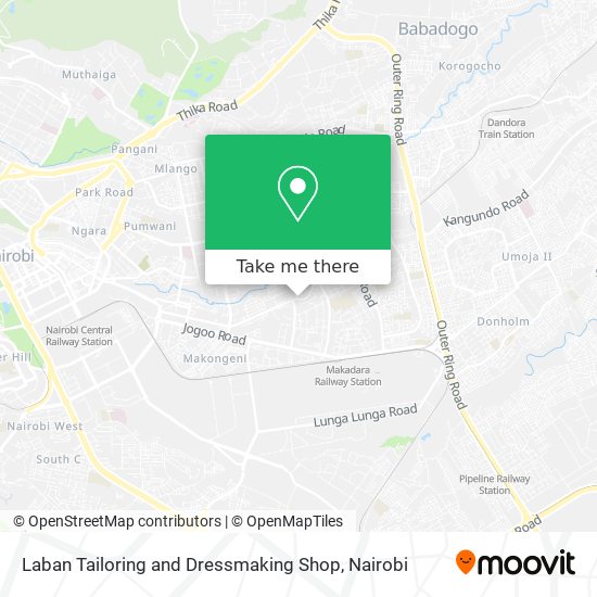 Laban Tailoring and Dressmaking Shop map