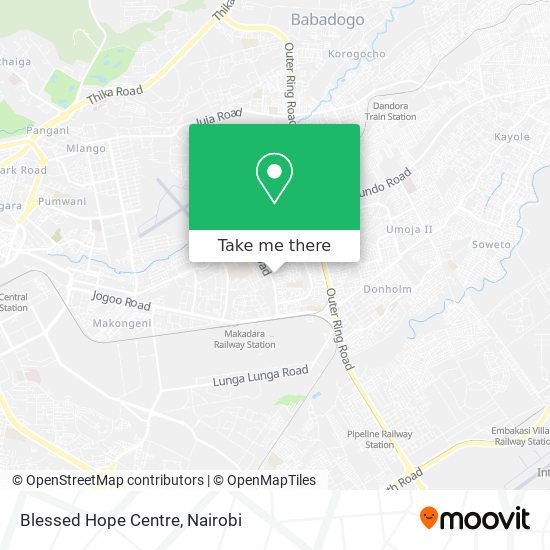 Blessed Hope Centre map