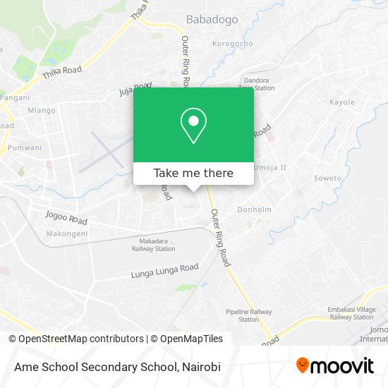 Ame School Secondary School map
