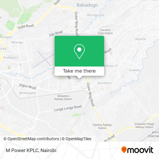 M Power KPLC map