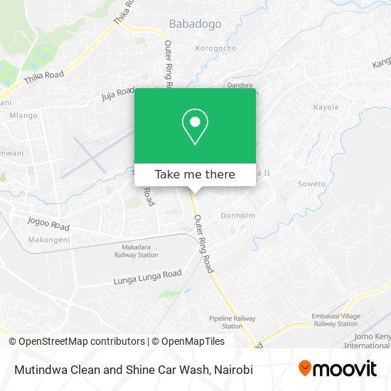 Mutindwa Clean and Shine Car Wash map
