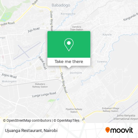 Ujuanga Restaurant map