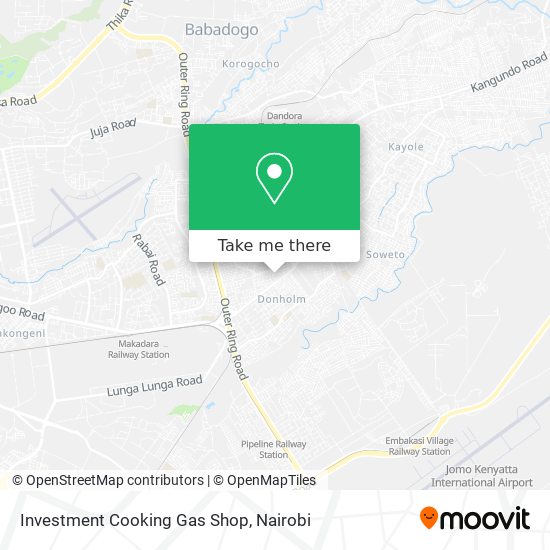 Investment Cooking Gas Shop map