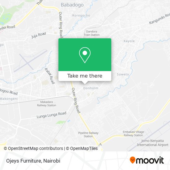 Ojeys Furniture map