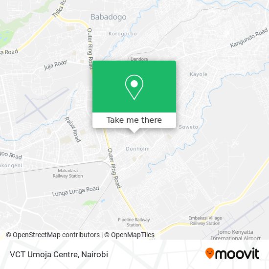 VCT Umoja Centre map