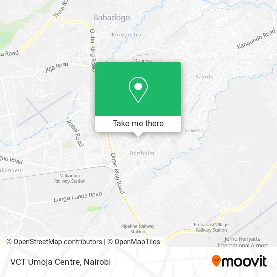 VCT Umoja Centre map
