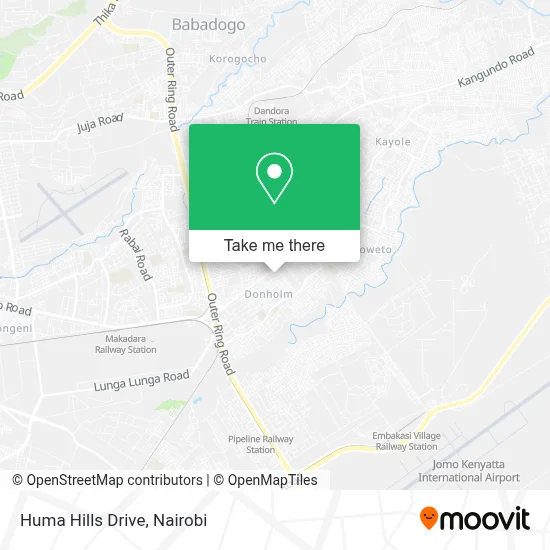 Huma Hills Drive map