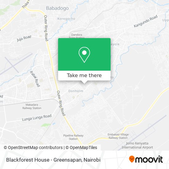 Blackforest House - Greensapan map
