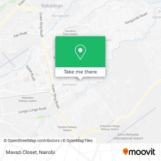 Mavazi Closet map