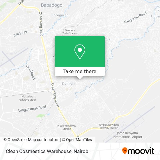 Clean Cosmestics Warehouse map