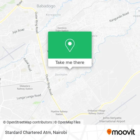 Stardard Chartered Atm map