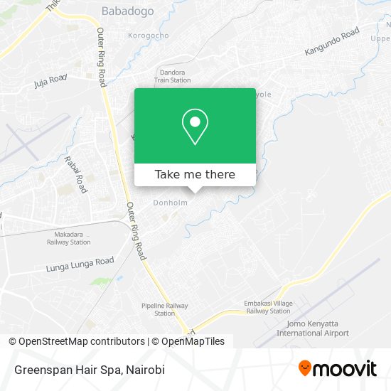 Greenspan Hair Spa map