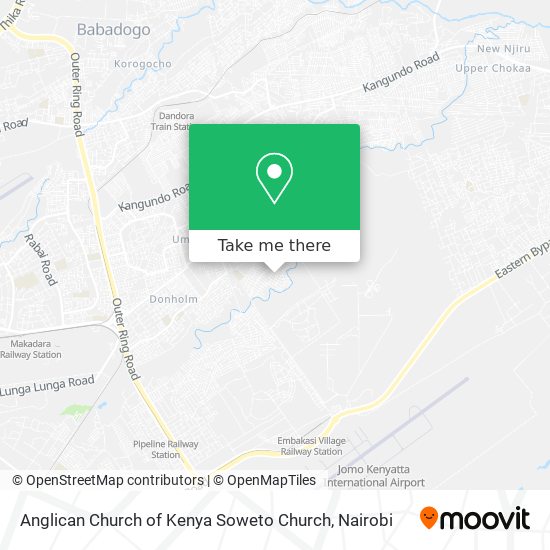 Anglican Church of Kenya Soweto Church map