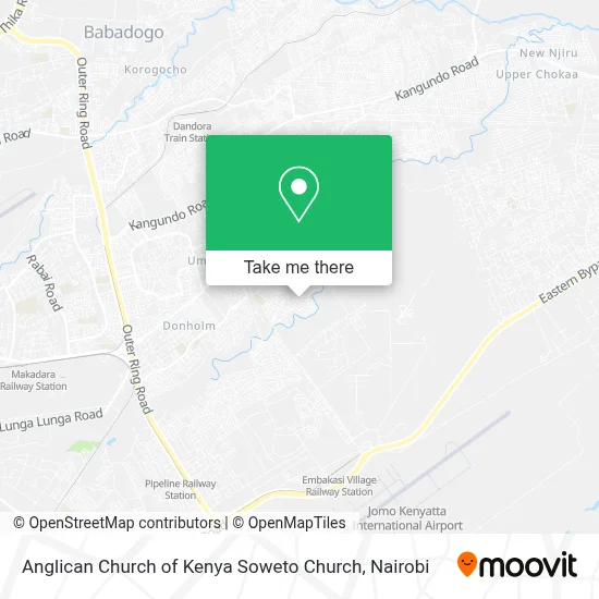 Anglican Church of Kenya Soweto Church map