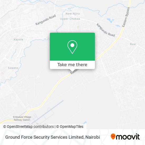 Ground Force Security Services Limited map