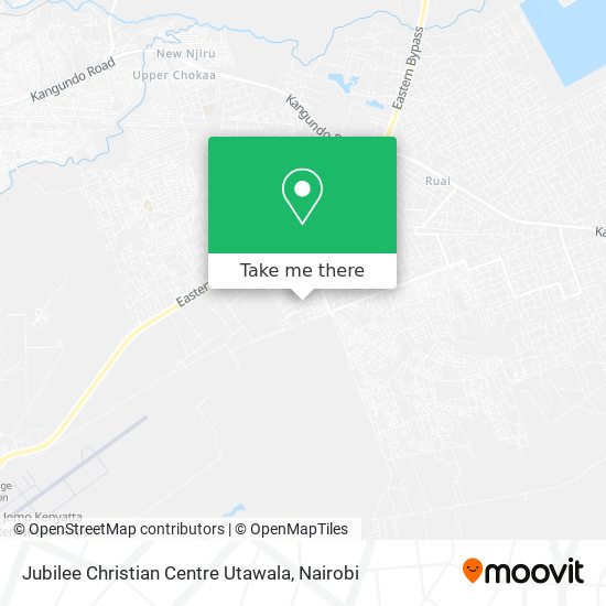 Jubilee Christian Centre Utawala map
