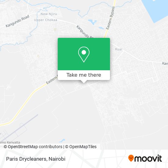 Paris Drycleaners map