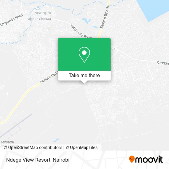 Ndege View Resort map