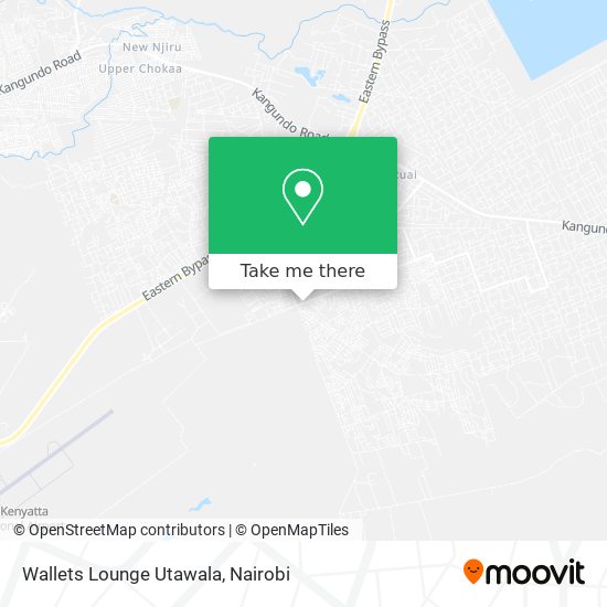 Wallets Lounge Utawala map