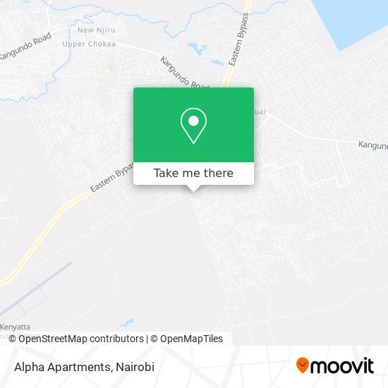 Alpha Apartments map