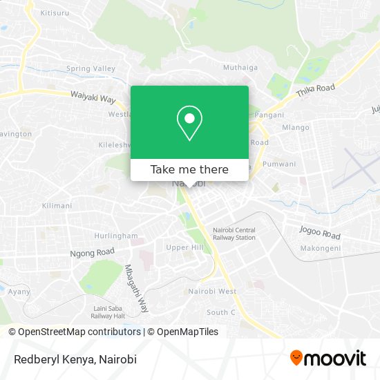 Redberyl Kenya map