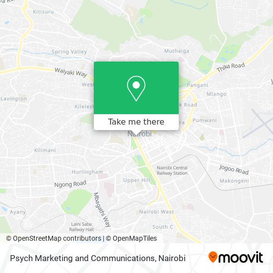 Psych Marketing and Communications map