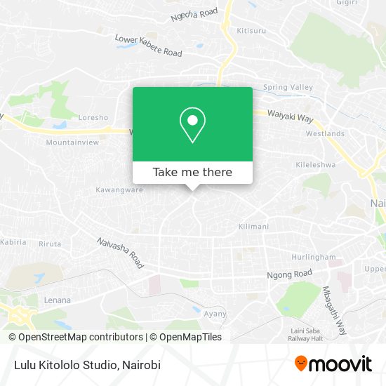 Lulu Kitololo Studio map