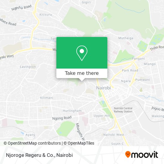 Njoroge Regeru & Co. map