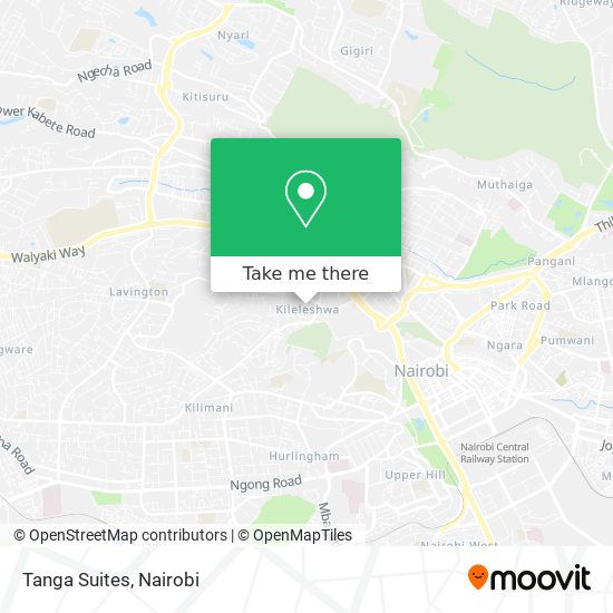 Tanga Suites map