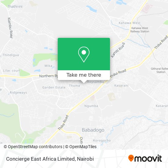 Concierge East Africa Limited map