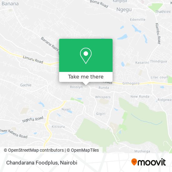 Chandarana Foodplus map