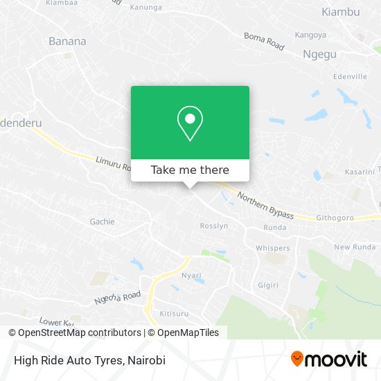 High Ride Auto Tyres map