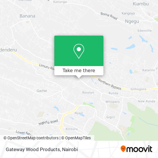 Gateway Wood Products map