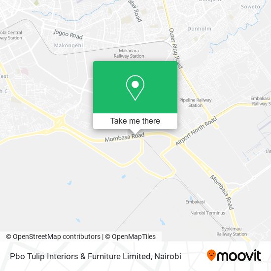 Pbo Tulip Interiors & Furniture Limited map