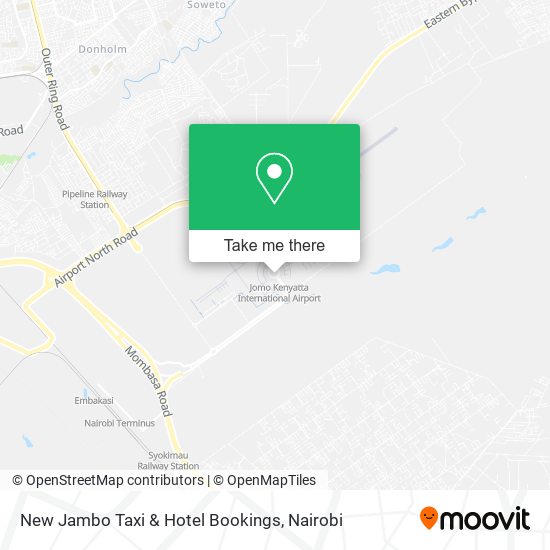 New Jambo Taxi & Hotel Bookings map