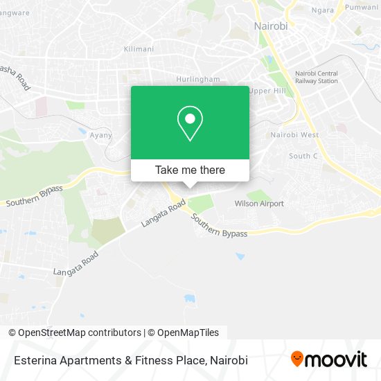 Esterina Apartments & Fitness Place map