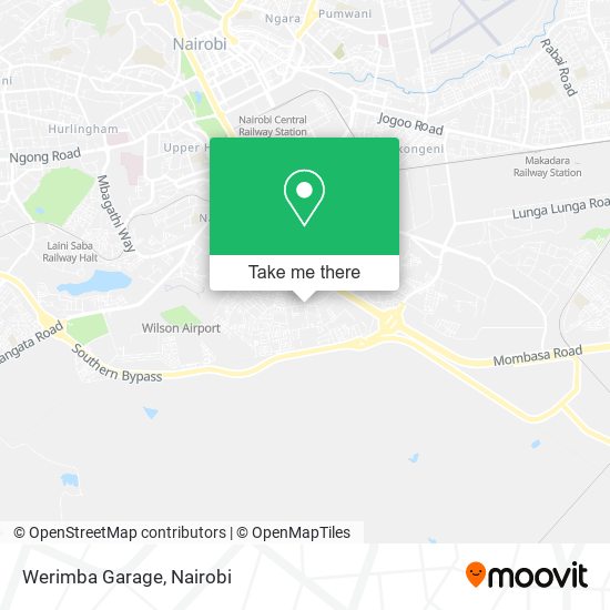 Werimba Garage map
