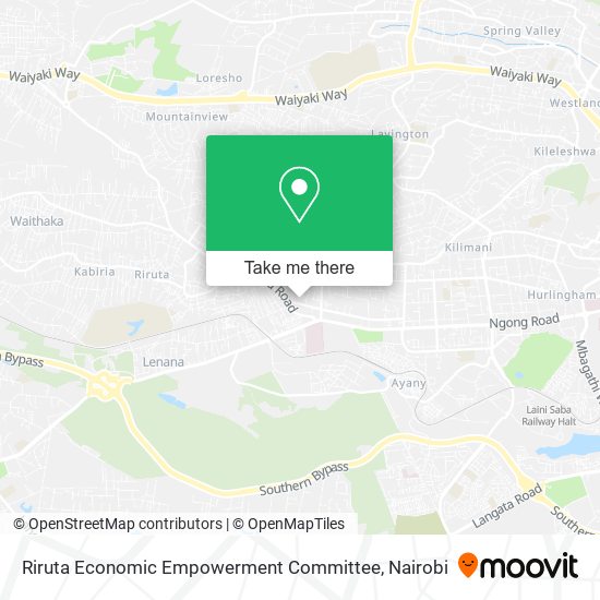 Riruta Economic Empowerment Committee map