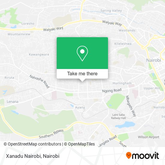 Xanadu Nairobi map