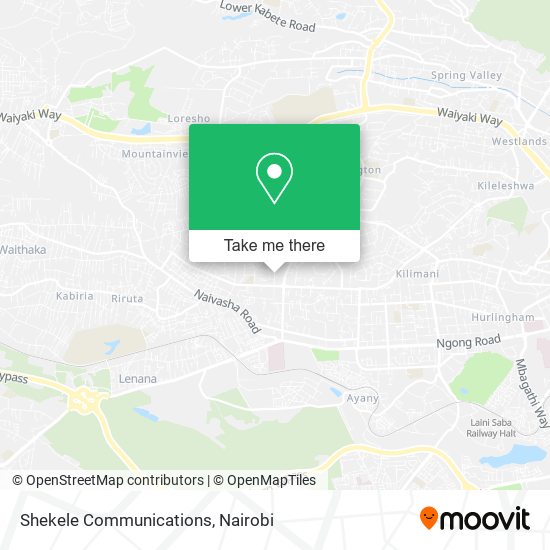 Shekele Communications map