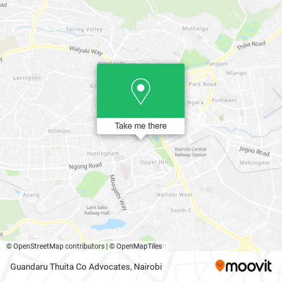 Guandaru Thuita Co Advocates map