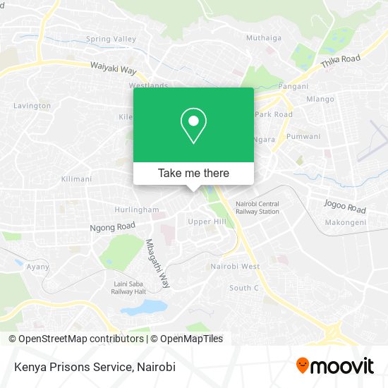 Kenya Prisons Service map