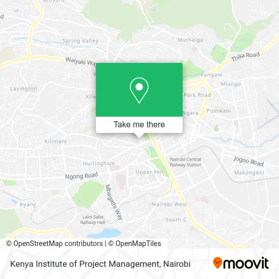 Kenya Institute of Project Management map