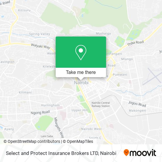 Select and Protect Insurance Brokers LTD map