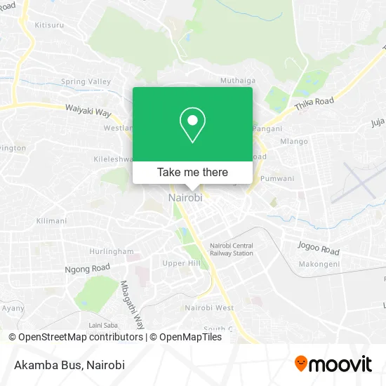 Akamba Bus map