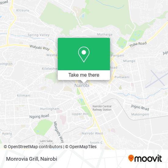 Monrovia Grill map