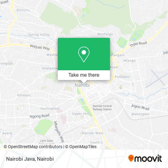 Nairobi Java map